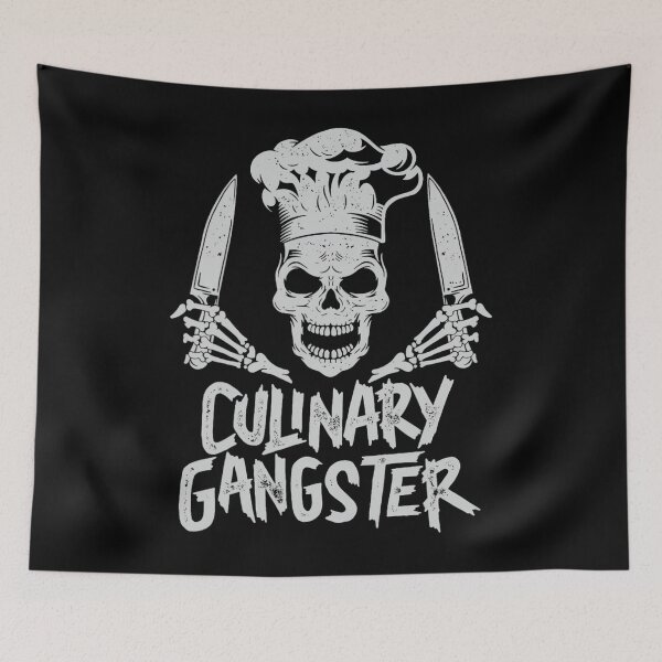 Item preview, Chef Culinary Gangster 	 	 Cook Skull Cooking Knife 		 designed and sold by skkpkopi38.