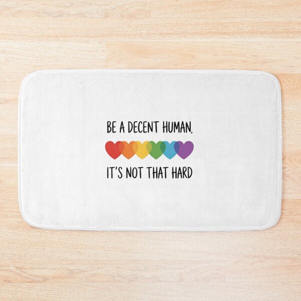 Item preview, Lgbt Heart Be A Decent Human It'S Not That Hard designed and sold by SlogariArt.