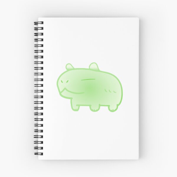 Item preview, Green Ectoplasm Ghost Ghostly Goo Halloween Capybara designed and sold by MiscibilityArt.