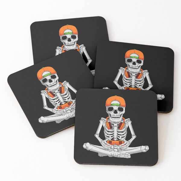 Item preview, Halloween skeleton gamer video gaming 	 	 kids teens 		 designed and sold by fiwyosnbuhq96.