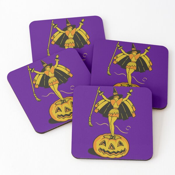 Item preview, Halloween Witch On Jack O Lantern designed and sold by MidnightMovieRB.