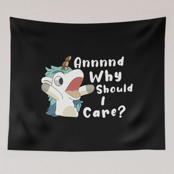 Item preview, And Why Should I Care Funny Sarcastic Unicorn Pullover 		 designed and sold by blqwitakffr77.