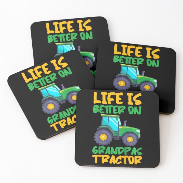 Item preview, Kids Young Farmer Funny Tractor 	 On Grandpas Tractor 		 designed and sold by tbuadqkaqv82.