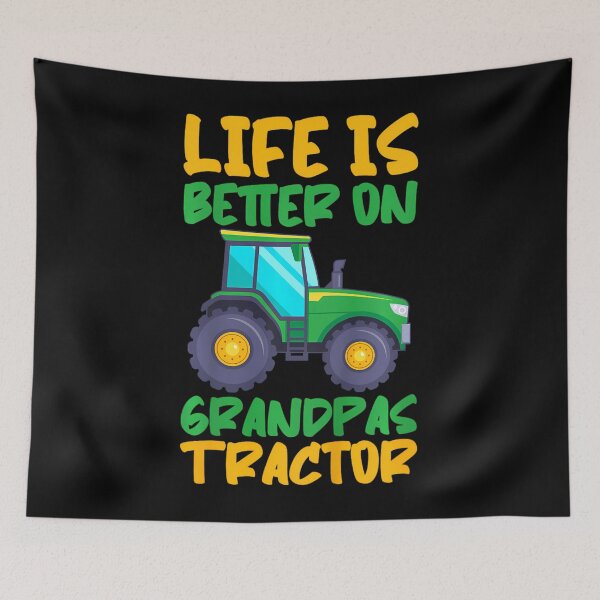 Item preview, Kids Young Farmer Funny Tractor 	 On Grandpas Tractor 		 designed and sold by tbuadqkaqv82.