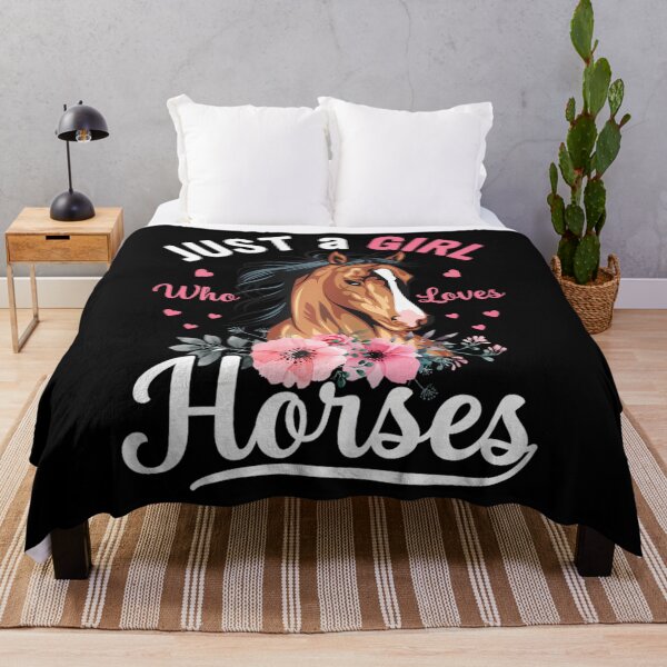 Item preview, Just A Who Loves Horses Vintage Horse designed and sold by crocrfpt35.