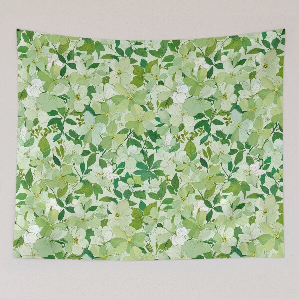 Item preview, Friday Green Flowers designed and sold by CoolPixels.