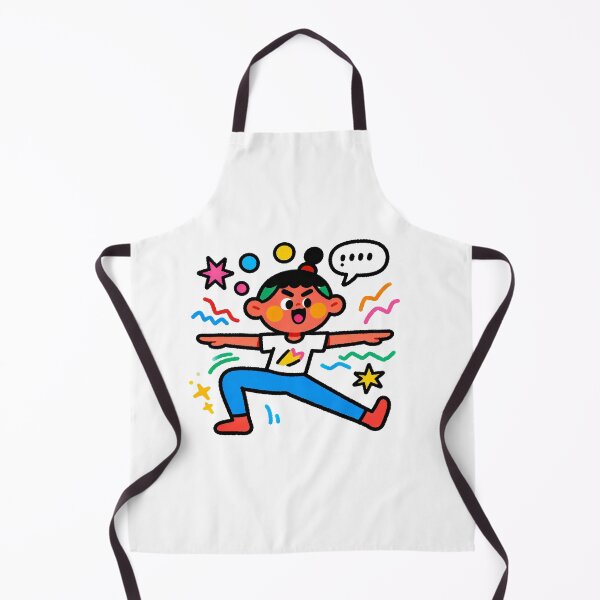 Item preview, Colorful Cartoon Yoga Pose T-Shirt  designed and sold by KARTICK DUTTA.