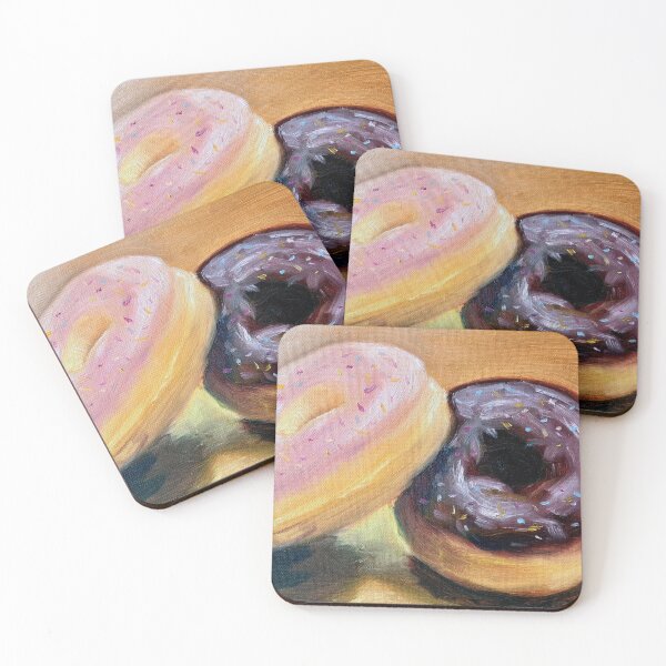 Item preview, Sprinkle Doughnuts Oil Painting designed and sold by emilyrosealcockart.