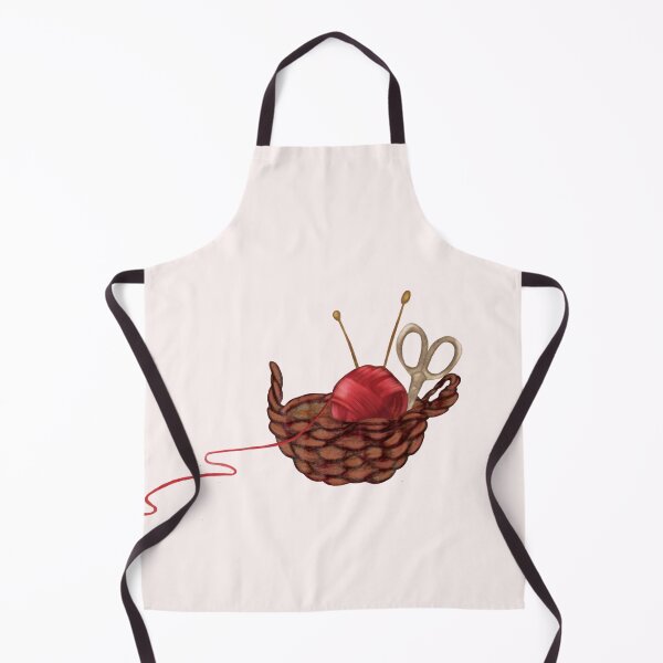 Item preview, Cozy Knitting Basket with Red Yarn designed and sold by the little fennec.
