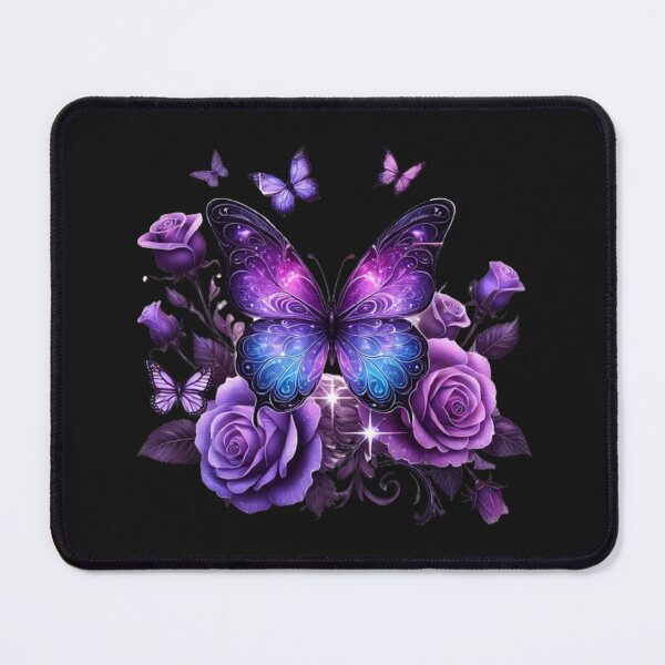 Item preview, Beautiful Butterfly Purple Rose Elegant Butterfly Lovers Gifts Women designed and sold by MarkShank.