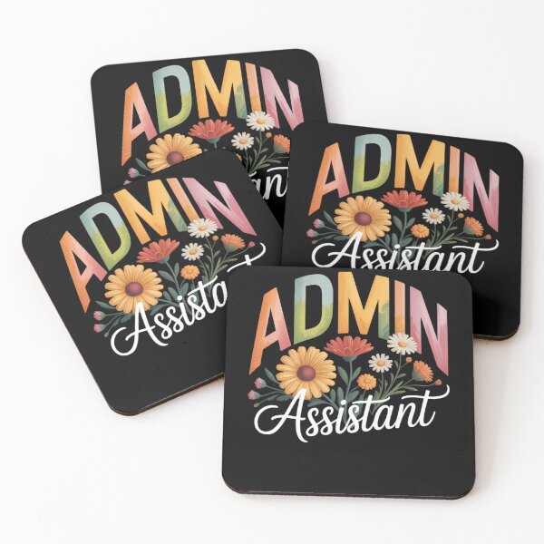 Item preview, Admin Assistant Wildflowers Administrative Assistant designed and sold by Formatage.