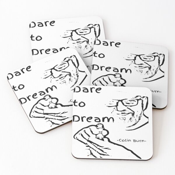 Item preview, Dare to Dream — Colin Burn Portrait Quote  designed and sold by PawnShiftGoods.