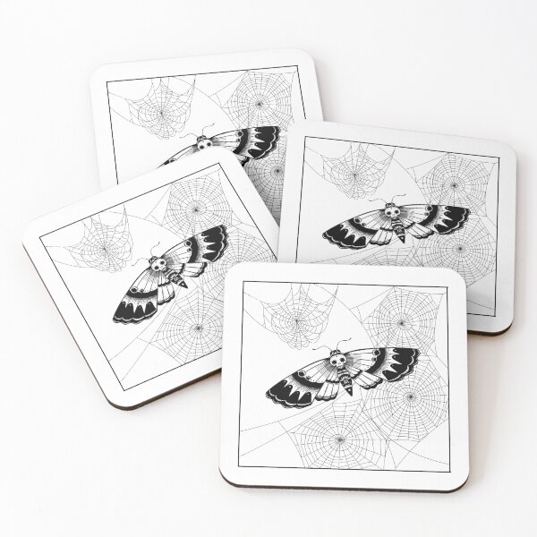 Item preview, Moth caught up in a cobweb designed and sold by BEB art Shop.