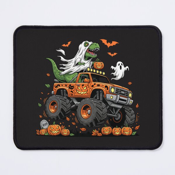 Item preview, Dinosaur T-Rex Riding Monster Truck Halloween Men Boy Kid designed and sold by MarkShank.
