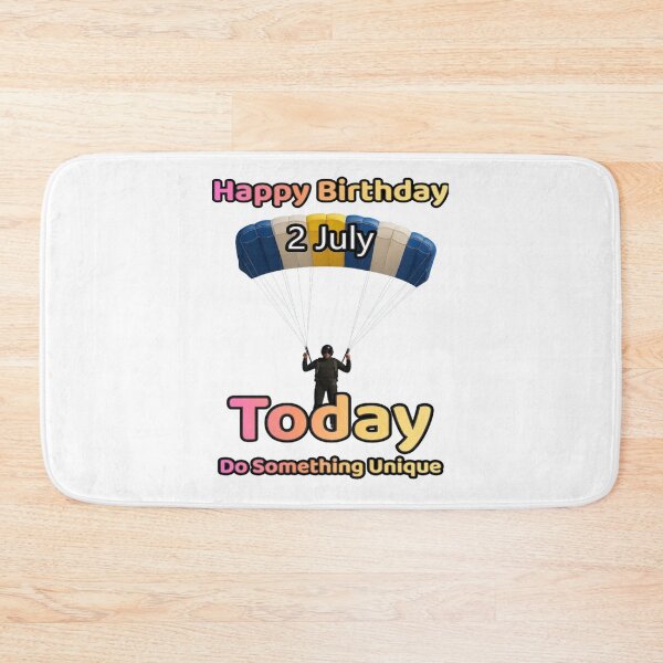 Item preview, Birthday Parachutist 2 July designed and sold by ariksworld.
