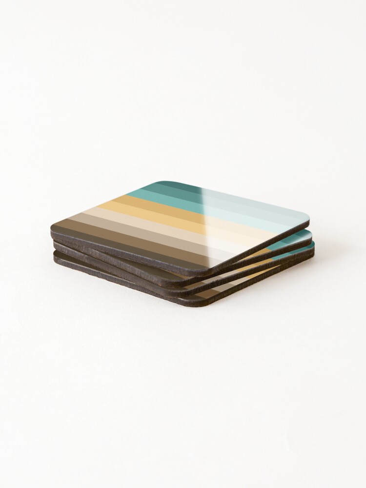 Thumbnail 4 of 5, Coasters (Set of 4), Retro - Colour - Pattern V5 designed and sold by RWT-Design.