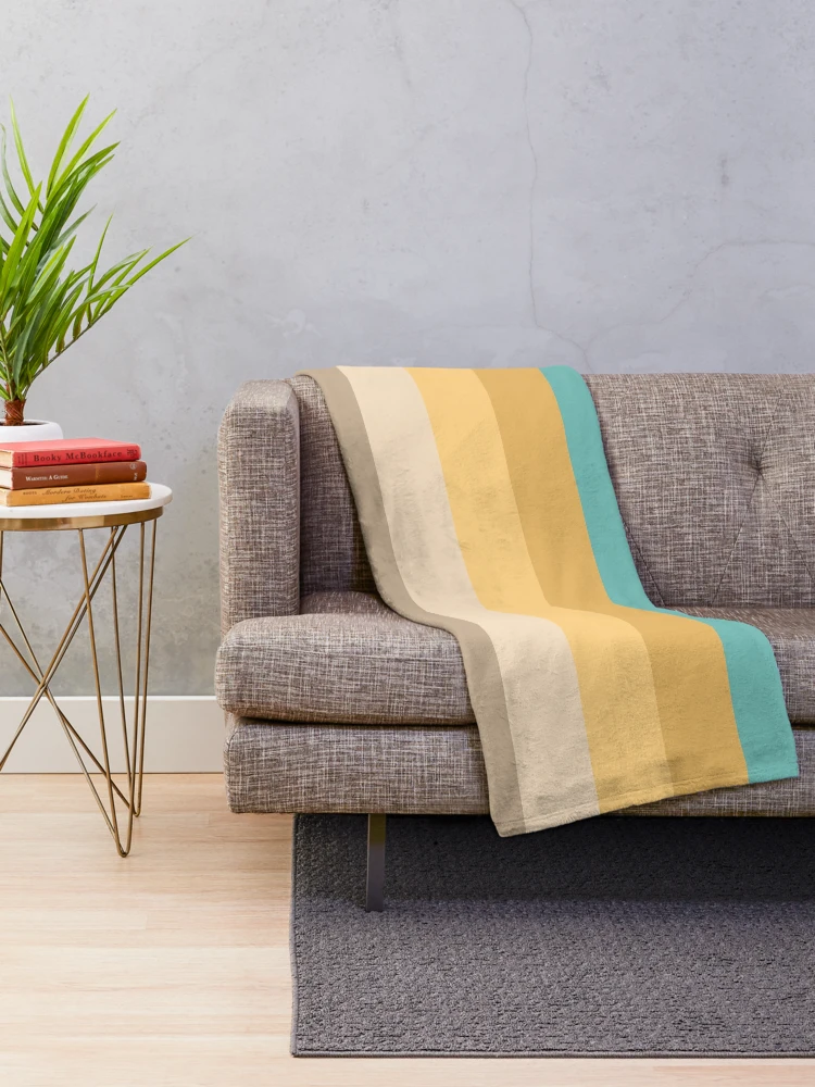 Thumbnail 2 of 6, Throw Blanket, Retro - Colour - Pattern V5 designed and sold by RWT-Design.