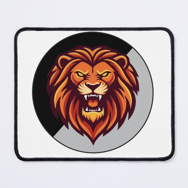Item preview, Lion Head Logo – Fierce and Powerful Design designed and sold by Omar-2D.