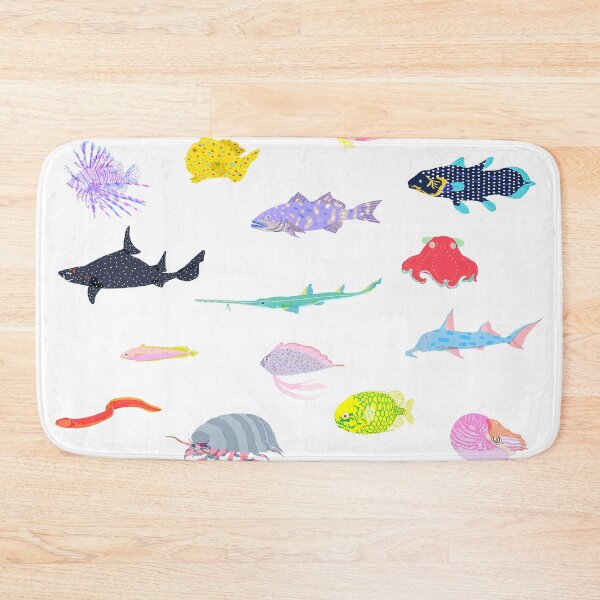 Item preview, Colorful Deep Sea Creatures – Cute Ocean Animal Illustration Series designed and sold by Kyotsube.