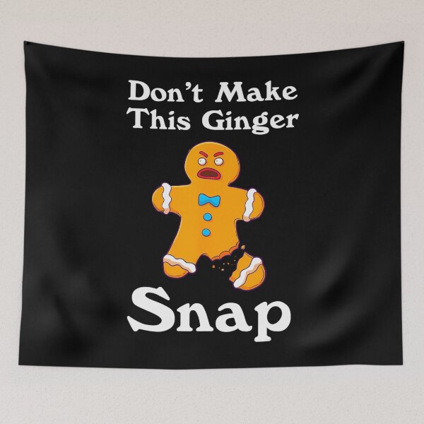 Item preview, Don't Make This Ginger Snap Redhead 	 Christmas 		 designed and sold by mzmtolfkog65.