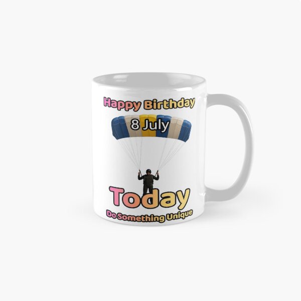 Item preview, Birthday Parachutist 8 July designed and sold by ariksworld.