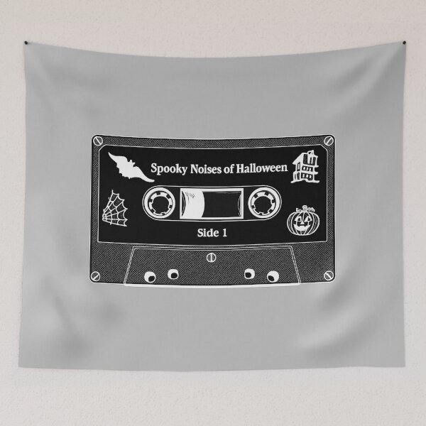 Item preview, Spooky Noises Of Halloween Cassette designed and sold by MidnightMovieRB.