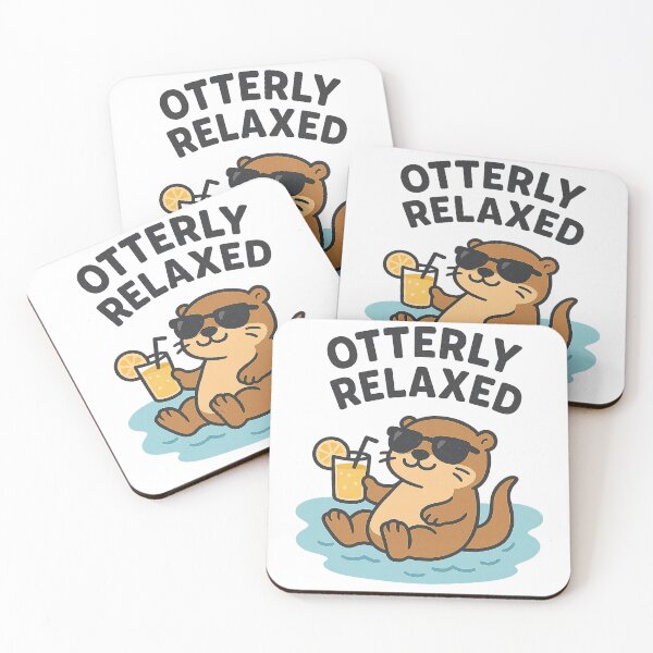 Item preview, Otterly Relax – Cute Summer Otter designed and sold by Dream Machine.