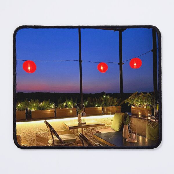 Item preview, Cozy Rooftop Evening with Lanterns designed and sold by yokhikking.