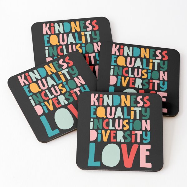 Item preview, Kindness equality inclusion diversity love Inspirational Tee 		 designed and sold by tbuadqkaqv82.