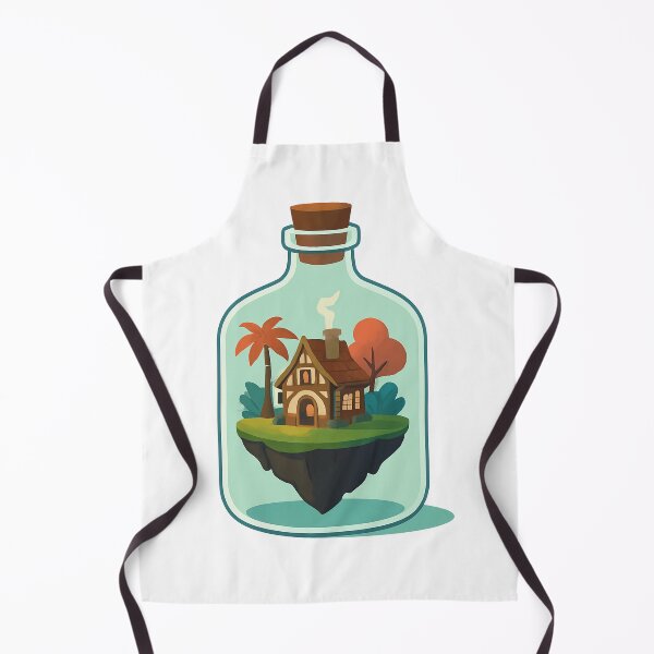 Item preview, Minatare Worlds - House in Glass Bottle designed and sold by NichePicks.