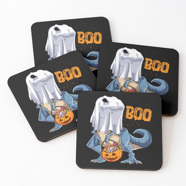 Item preview, Ghost Dinosaur T rex Funny Boo Halloween 	 	 Pumpkin 		 designed and sold by txxrnsggcmt77.