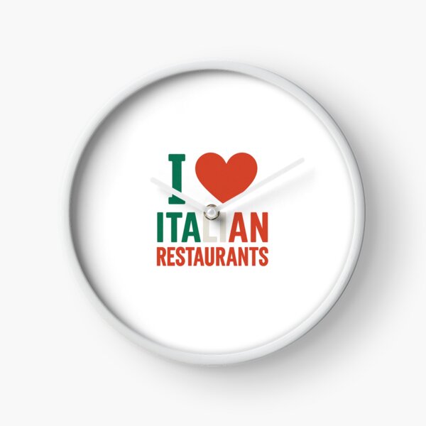 Item preview, I Love Italian Restaurants Foodie Design designed and sold by Fleetwood1994.