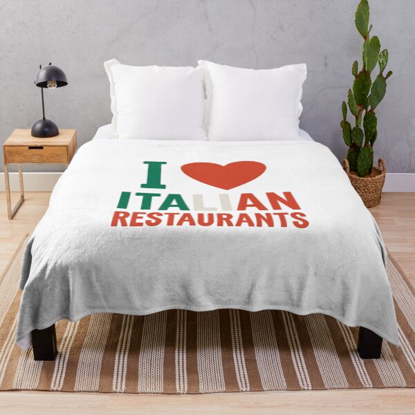 Item preview, I Love Italian Restaurants Foodie Design designed and sold by Fleetwood1994.