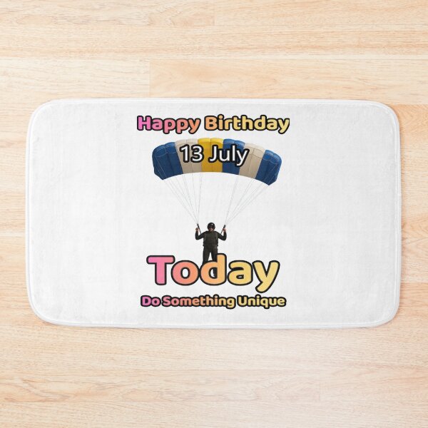 Item preview, Birthday Parachutist 13 July designed and sold by ariksworld.