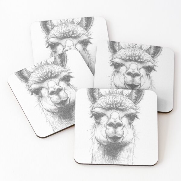 Item preview, Llama Pencil Sketch designed and sold by Leon Woods Pencil Art.