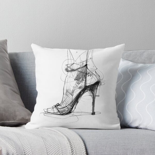 Item preview, Timeless Elegance – Feminine High Heel Art designed and sold by SleekLineSketches.