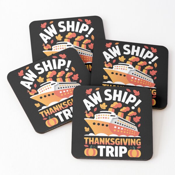 Item preview, Aw Ship! Thanksgiving Trip Cruise Lovers Autumn designed and sold by VENOM0RIOT.
