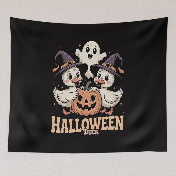 Item preview, halloween pumpkin spooky duck funny designed and sold by VladoZork.