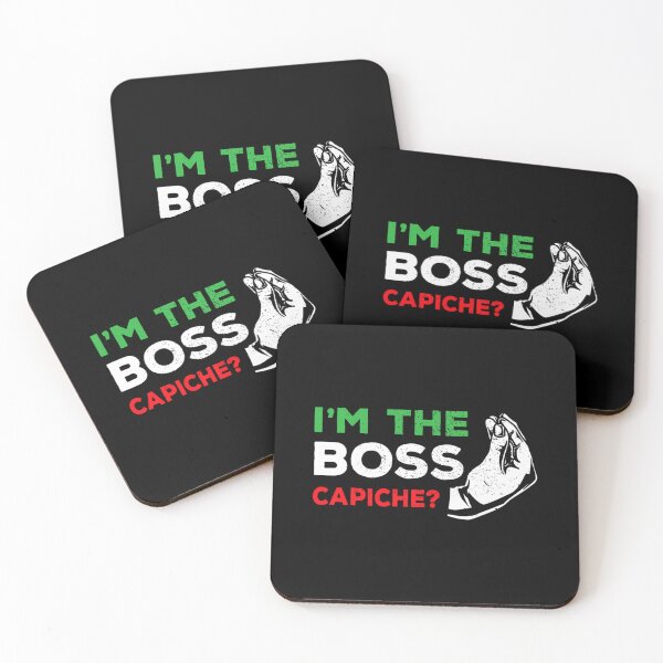 Item preview, Funny I'm The Boss Italian Nonna Nonno Capiche Humor 	 		 designed and sold by mntojgcaw24.