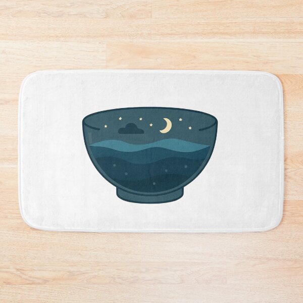 Item preview, Minatare Worlds - Ocean at Night in a Glass Bowl designed and sold by NichePicks.