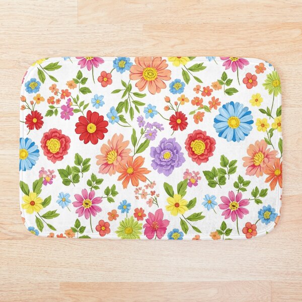 Item preview, Patrón floral colorido: flores botánicas vintage designed and sold by ShabanMerch.