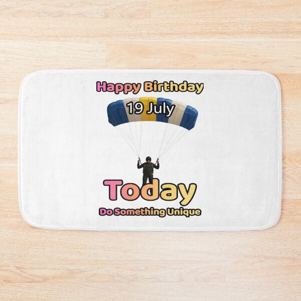 Item preview, Birthday Parachutist 19 July designed and sold by ariksworld.