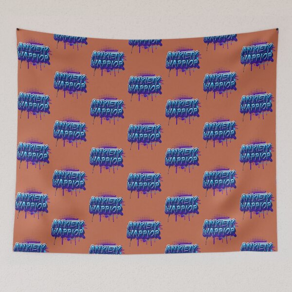 Item preview, Anxiety Warrior Graffiti designed and sold by Diggoryds.