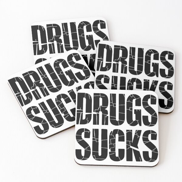 Item preview, Drugs Sucks (Black) designed and sold by QuanntixArt.