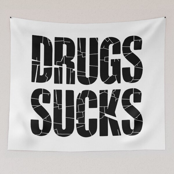 Item preview, Las drogas apestan (Negro) designed and sold by QuanntixArt.