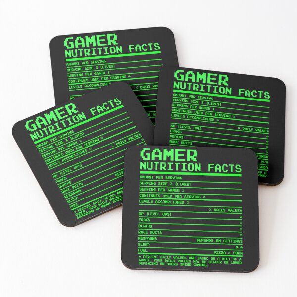 Item preview, Gamer Nutrition Facts 	 	 for Teen 	 Video Games 		 designed and sold by kebbokuaed59.