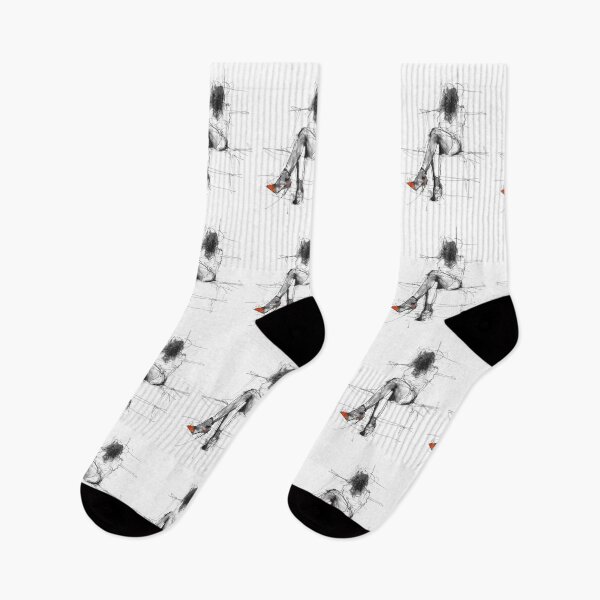 Item preview, Mystery Muse – Abstract Woman in Heels designed and sold by SleekLineSketches.