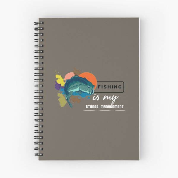 Item preview, Fishing is my Stress Management designed and sold by Diggoryds.
