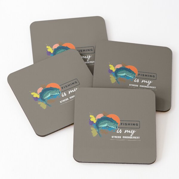 Item preview, Fishing is my Stress Management designed and sold by Diggoryds.