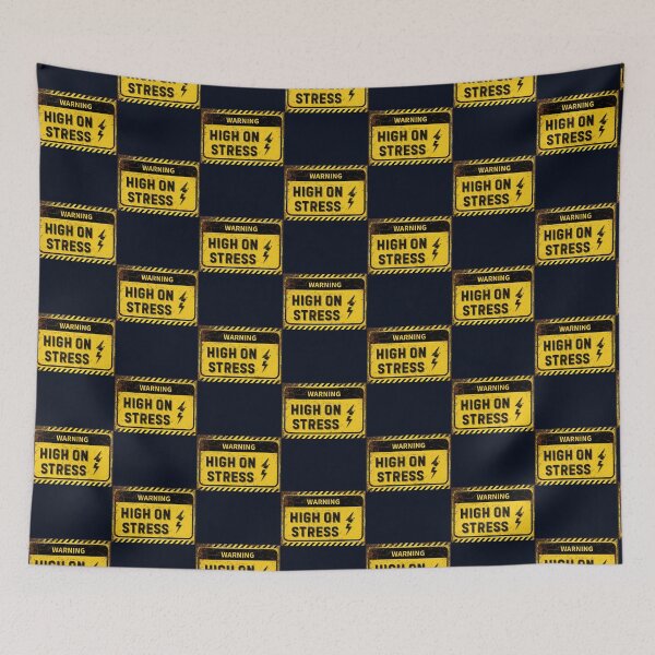 Item preview, Funny Stress Warning Sign – Eye-Catching Stress Relief Decor designed and sold by Diggoryds.